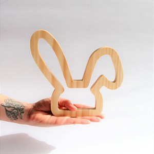 Pêle-mêle photos lapin en bois