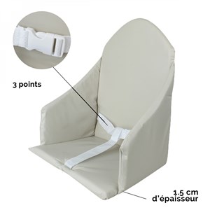 Coussin d'assise pour chaise haute