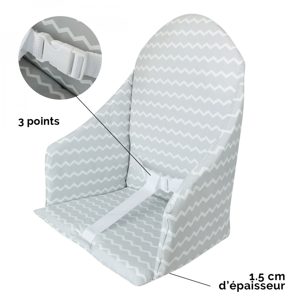 Coussin d'assise pour chaise haute