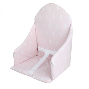 Coussin universel chaise haute rose