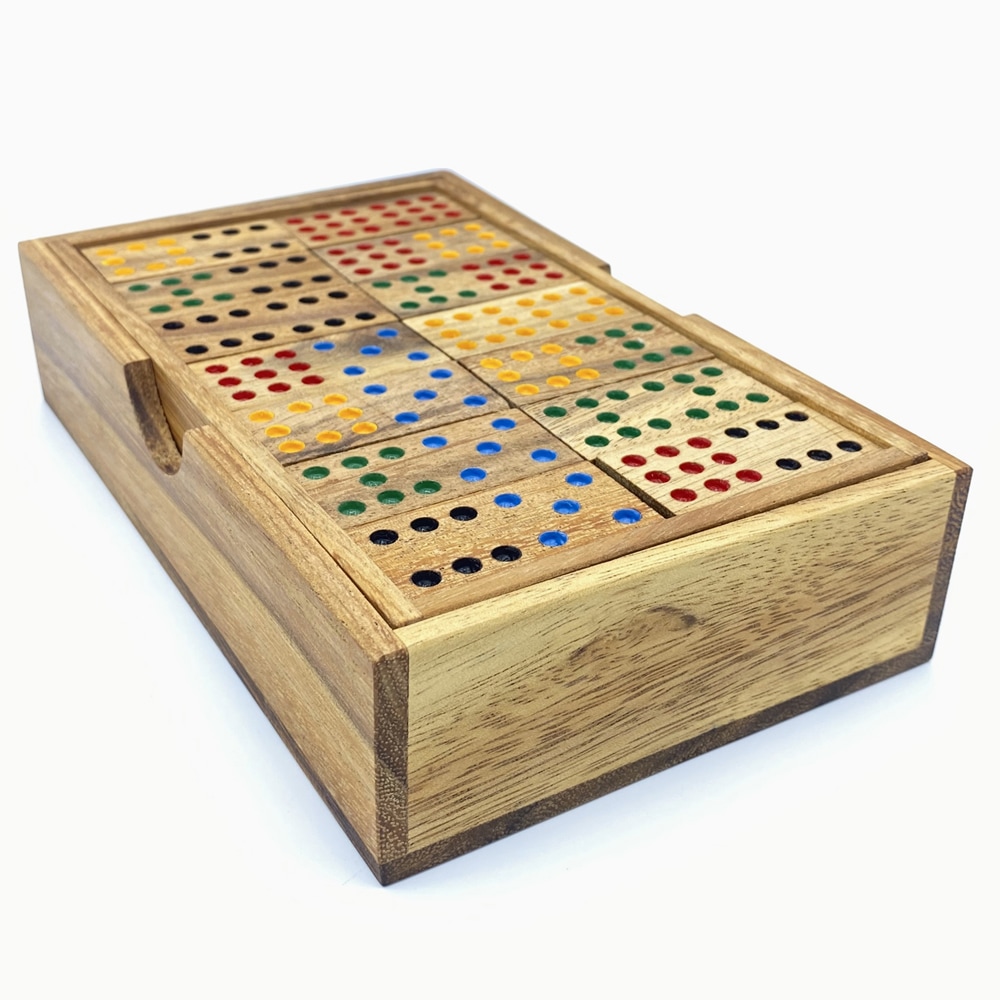 Dominos en bois : des jeux essentiels pour les petits - Le blog de