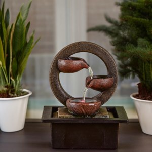 Fontaine d'intérieur cascade terai