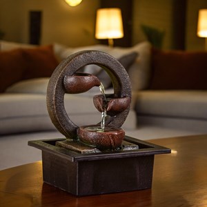 Fontaine d'intérieur cascade terai