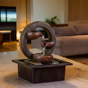 Fontaine d'intérieur cascade terai