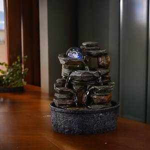 Fontaine d'intérieur cascade satya