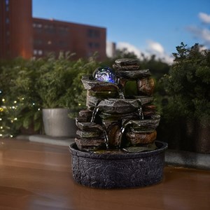 Fontaine d'intérieur cascade satya