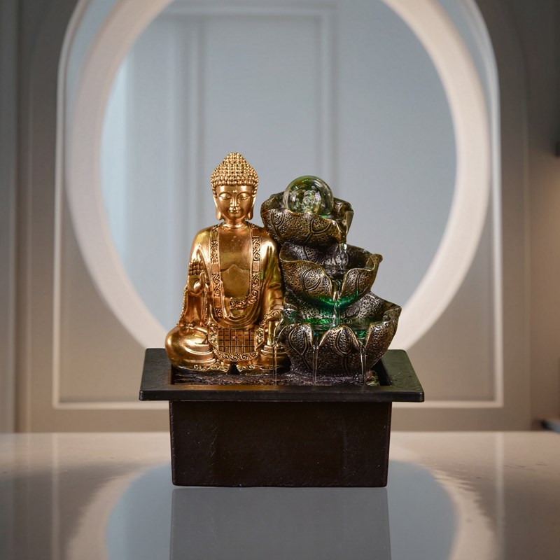 Zen Light - Fontaine d'intérieur bouddha arya