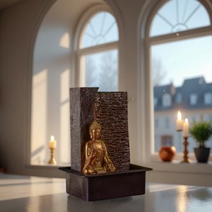 Fontaine d'intérieur zen bouddha jati