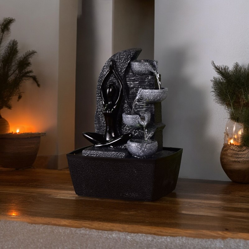 Zen Light - Fontaine d'intérieur bouddha yama