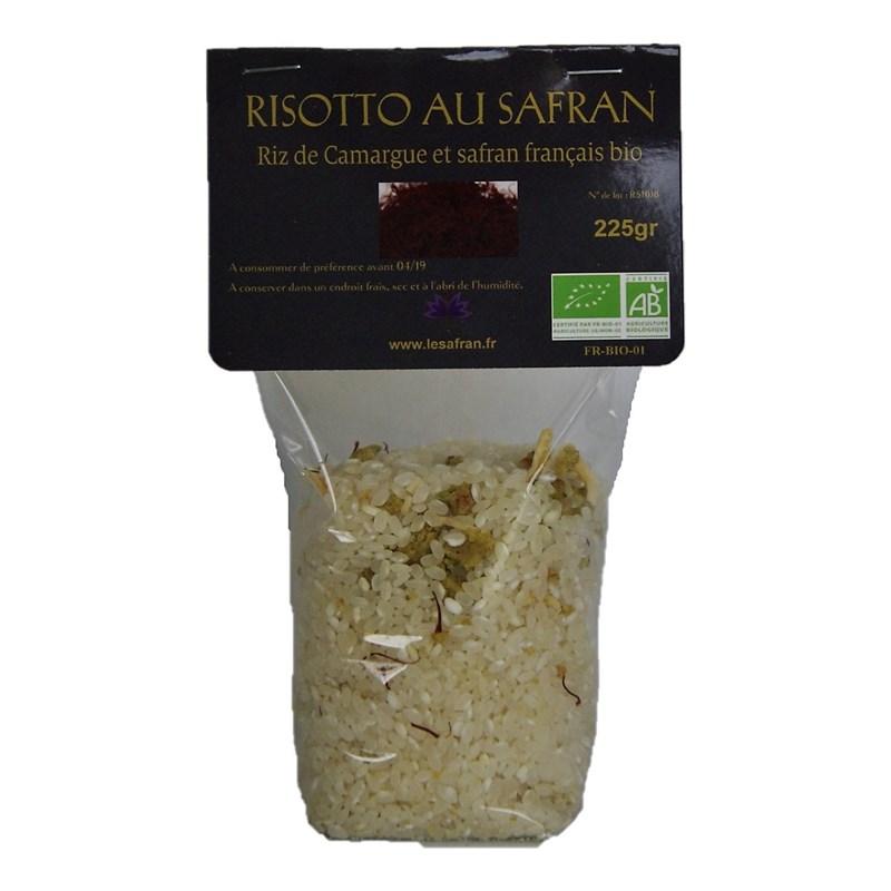 Risotto au safran bio
