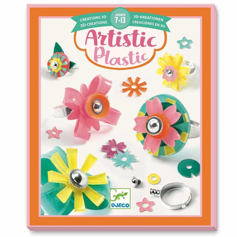 Djeco - Artistic plastic collection de bagues