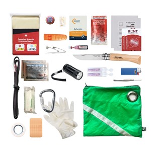 Kit de survie randonnée – vert