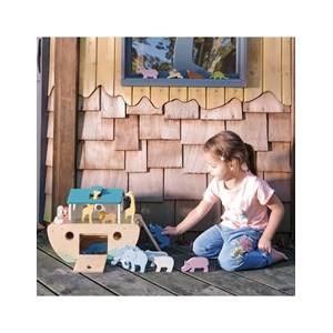 L'arche de noé en bois d'hévéa