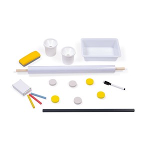 Tableau réglable gris et jaune