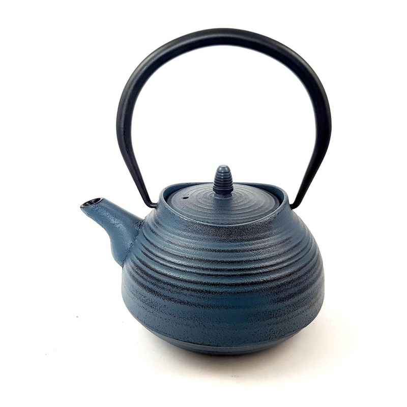 Théière en fonte bleu mizumi bleu
