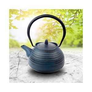 Théière en fonte bleu mizumi  bleu