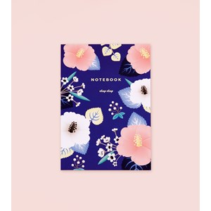Notebook blue hibiscus