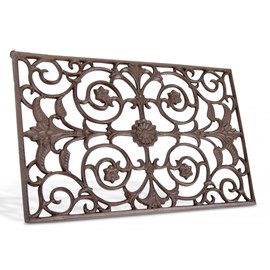 Paillasson rectangulaire fonte fonte