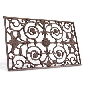 Paillasson rectangulaire fonte marron