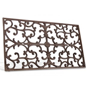 Paillasson rectangulaire fonte fonte