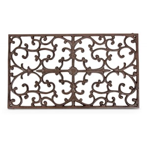 Paillasson rectangulaire fonte fonte