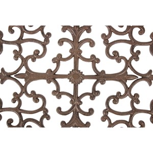 Paillasson rectangulaire fonte fonte