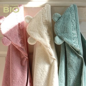 Cape de bain coton bio babyshower