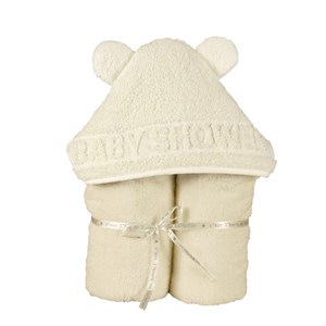 Cape de bain coton bio babyshower