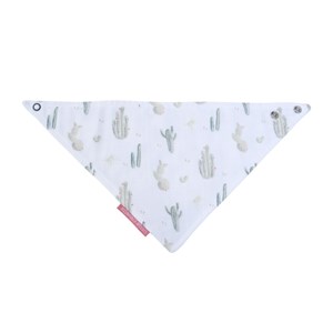Lot de 2 bavoirs bandanas cactus
