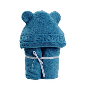Cape de bain coton bio babyshower