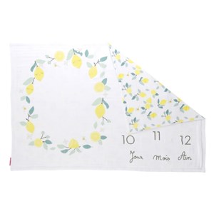 Plaid photobooth coton bio limonade