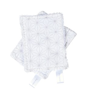 Lot 12 lingettes lavables pompom
