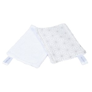 Lot 12 lingettes lavables pompom