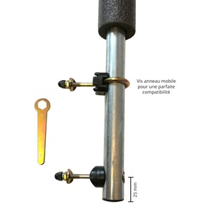 Poteau de filet ø25mm pour jumpi