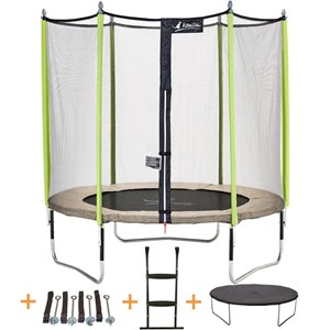 Trampoline jumpi taupe vert 250