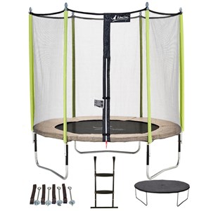 Trampoline jumpi taupe et vert 250