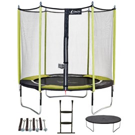Trampoline jumpi vert et noir 250