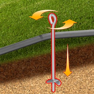 Kit ancrage pour trampoline