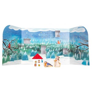 Calendrier de l'avent forêt d'hiver