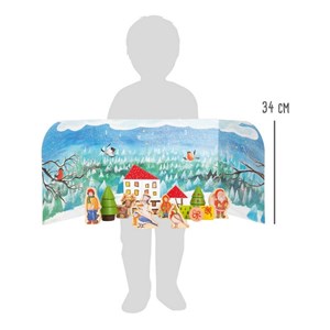 Calendrier de l'avent forêt d'hiver