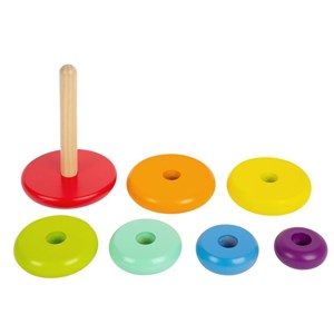 Tour à empiler culbuto arc en ciel