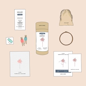 Kit de broderie roses