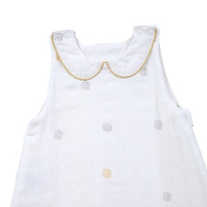 Gigoteuse été coton bio pois pompom