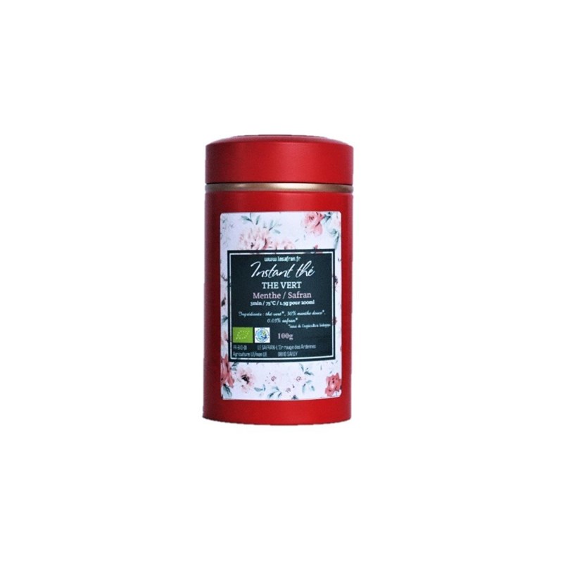Le Safran - Thé vert bio menthe-safran,100g
