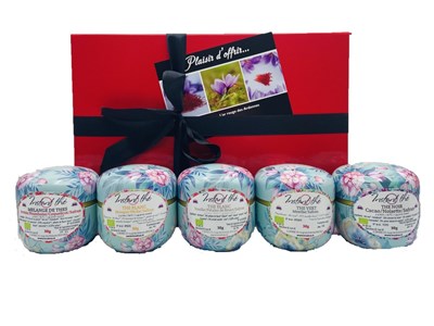 Coffret assortiments thés au safran bio