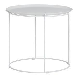 Table plateau amovible blanche