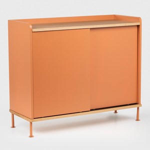 Buffet couleur mat orange