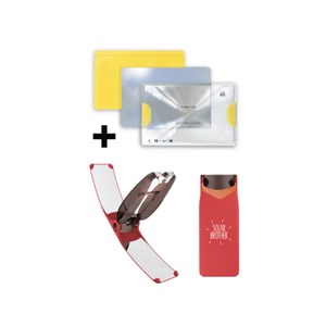 1 briquet solaire + 1 allume feu solaire