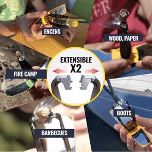 3 briquets solaires suncase gear