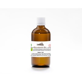 Huile végétale de macadamia vierge bio